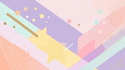 Pastel Dreams: An abstract composition in gentle hues. A delicate dance of soft colors and shapes create a serene ambiance. Capturing the essence of tranquility.