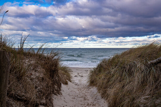 Strand von Nonnevitz auf der Insel R&uuml;gen.