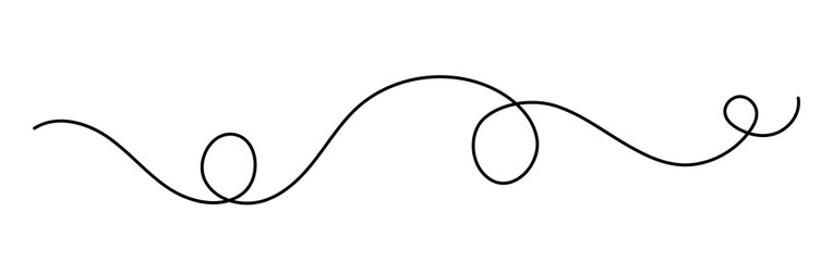 Doodle isolated line, vector simple illustration, decorative art