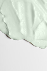 The texture of a cosmetic cream or balm. Copy space