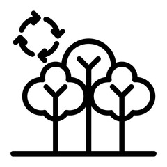 Green Environment Sustainability Concept Icon