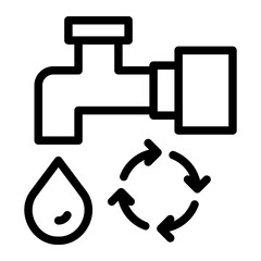 Water Resource Management Icon