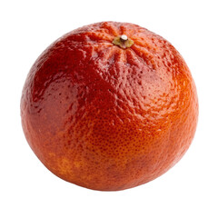 Fototapeta premium Fresh blood orange isolated on transparent background