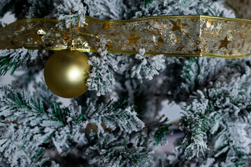 Christmas tree for decorating during the New Year festival