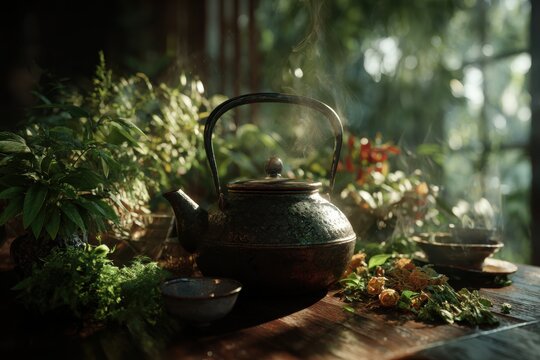 Ultra-detailed tea-making process