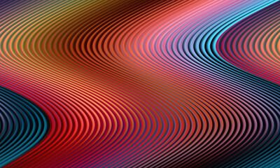 Abstract wavy patterns
