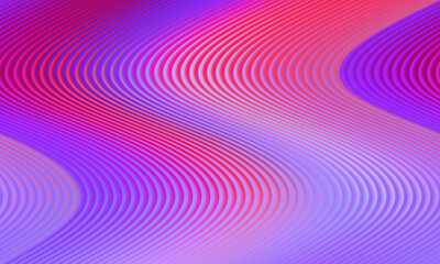 Abstract wavy patterns in purple and pink