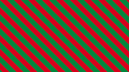 Classic Christmas vibrant bold red and deep Pine green diagonal stripe lines pattern style Background. concept of Festive gift Wrapping Paper, holiday greeting cards and digital wallpaper Design.