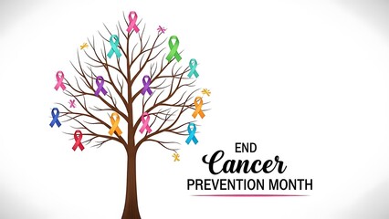 Obraz premium World cancer day message with bold red lettering and the date february 4th