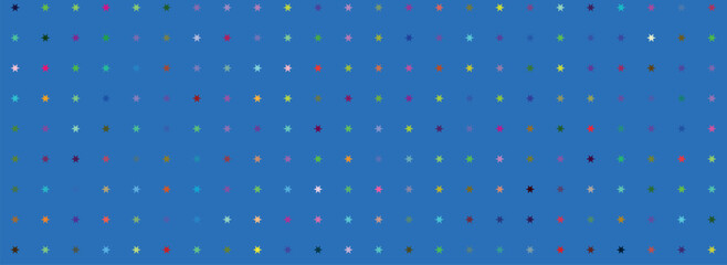 Modern Blue Textured Background with Small Colorful Polka Dot Pattern