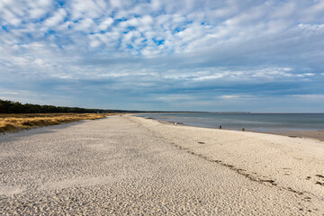 Strand von Prerow im Dezember.
