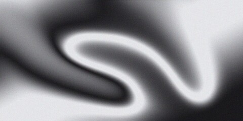 Gradient grey black white monochrome background abstract color grain texture noise