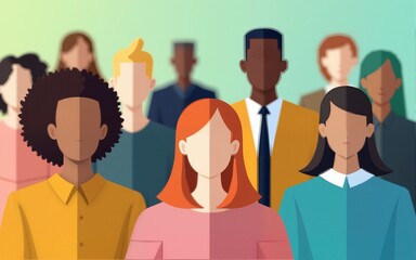 Diverse and Inclusive Figurines Representing Supportive Organizational Environment and Equal Opportunity Policies. High quality