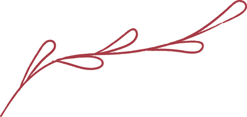 Flourish Divider Swirl Line Art