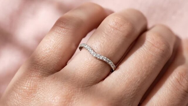 Elegant engagement ring with sparkling diamonds, perfect for a timeless love story and cherished commitment