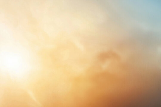 Soft gradient background with warm beige and cream tones blending into light blue, creating calm and soothing atmosphere with subtle texture and gentle light effect