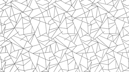 Abstract geometric line pattern, modern minimal background texture, chaotic polygon mesh illustration for wallpaper, textile, branding, creative design projects usage © Sree