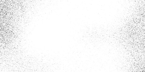 Abstract vector noise. Small particles of debris and dust. Distressed uneven background. Grunge texture overlay with fine grains isolated on white background. Vector illustration.