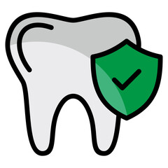 Dental Insurance  Icon Element For Design