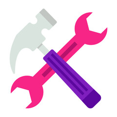 Creative design icon of repair tools