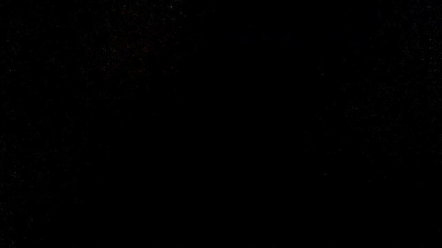 Looping seamless glitter dust space background