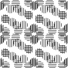 Black and white pattern with beads, dot circle and black strip in Black repeat, replete pattern, endless fabric pattern, black dot checkerboard design for fabric printing or wallpaper or backdrop