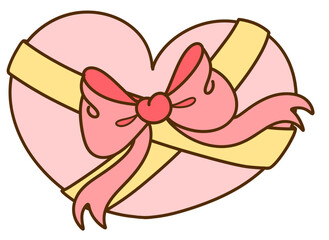heart with bow