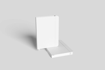 Blank Notebook Mockup - 3D Illustration