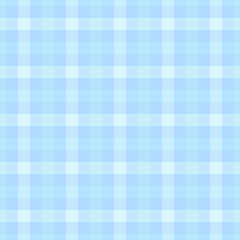 Soft blue plaid pattern, seamless and classic. Ideal for backgrounds, textiles, or design projects needing a touch of vintage charm. Versatile and calming aesthetic.