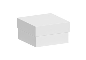 White box, transparent background