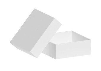 White Open Box, transparent background