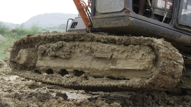 JCB Crane in Action - Digging Deep into Construction