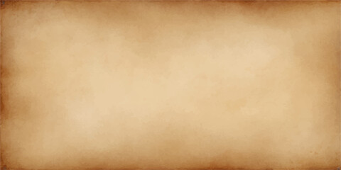 Obraz premium Aged brown parchment paper with a stained vintage texture and antique grunge background design