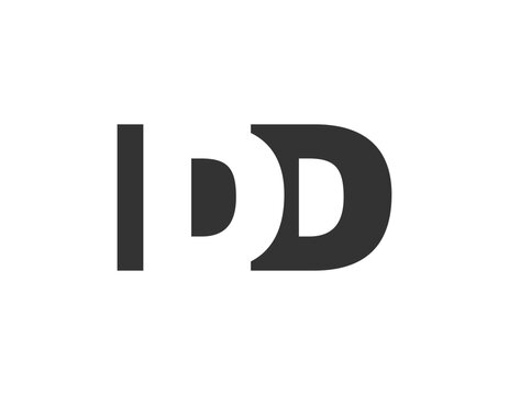 IDD logo design. Initial letter I D D bold font style for tech startups, consulting, corporate branding. Creative company name, headlines typography identity, trendy logotype.