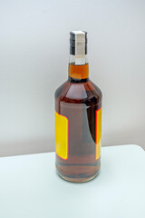 A one-liter bottle of cooking liquor