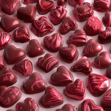 heart shaped candy