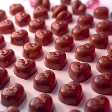 background of red cherries