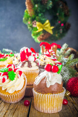 Christmas cupcakes