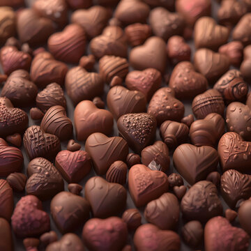 chocolate candies in a box