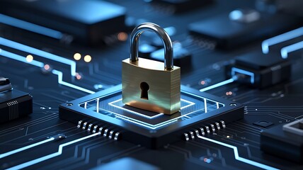 electronic computer circuit board with technology and security elements