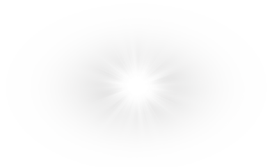 Lens flare sunlight effect with optical rings and bright rays. Stock vector illustration on transparent background.