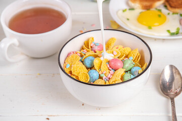 Easter breakfast cereals, corn flakes