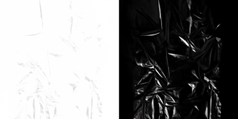 Abstract foil artwork