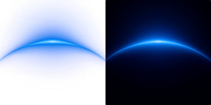 Eclipse over earth's horizon