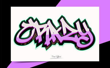 Graffiti Art Style Text Effects Editable
