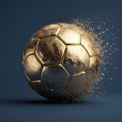 Fototapeta premium World cup soccer football golden ball year celebration event sport championship tournament illustration design 2026