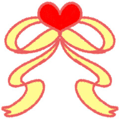 ribbon heart valentine 