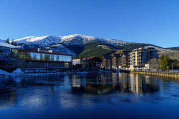 Naklejka premium Jasna Chopok - widoki na stoki Tatry Niżne