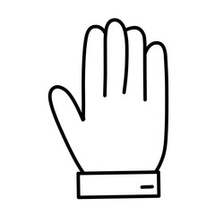 Obraz premium Hand gesture icon vector