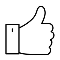 Hand gesture icon vector